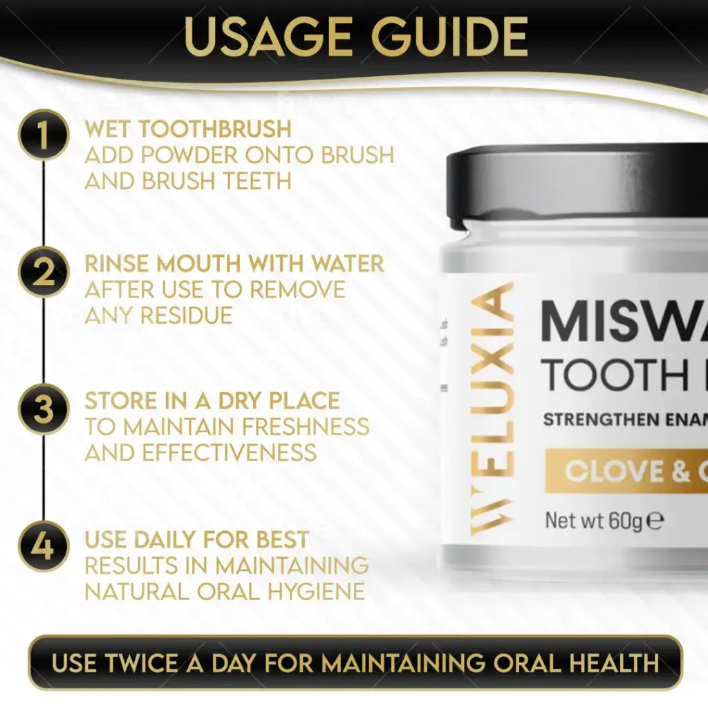 miswaak tooth powder