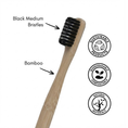 Load image into Gallery viewer, onyx-bamboo-toothbrush-bristles