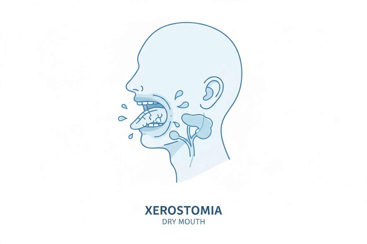 Xerostomia dry mouth condition