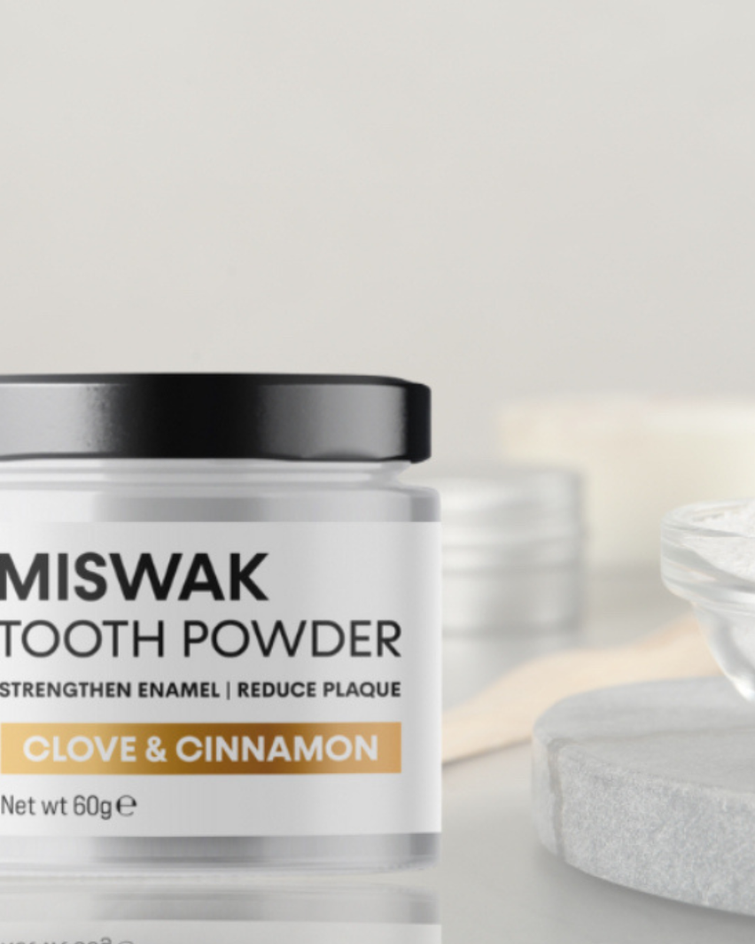 How to use Miswak Tooth Powder