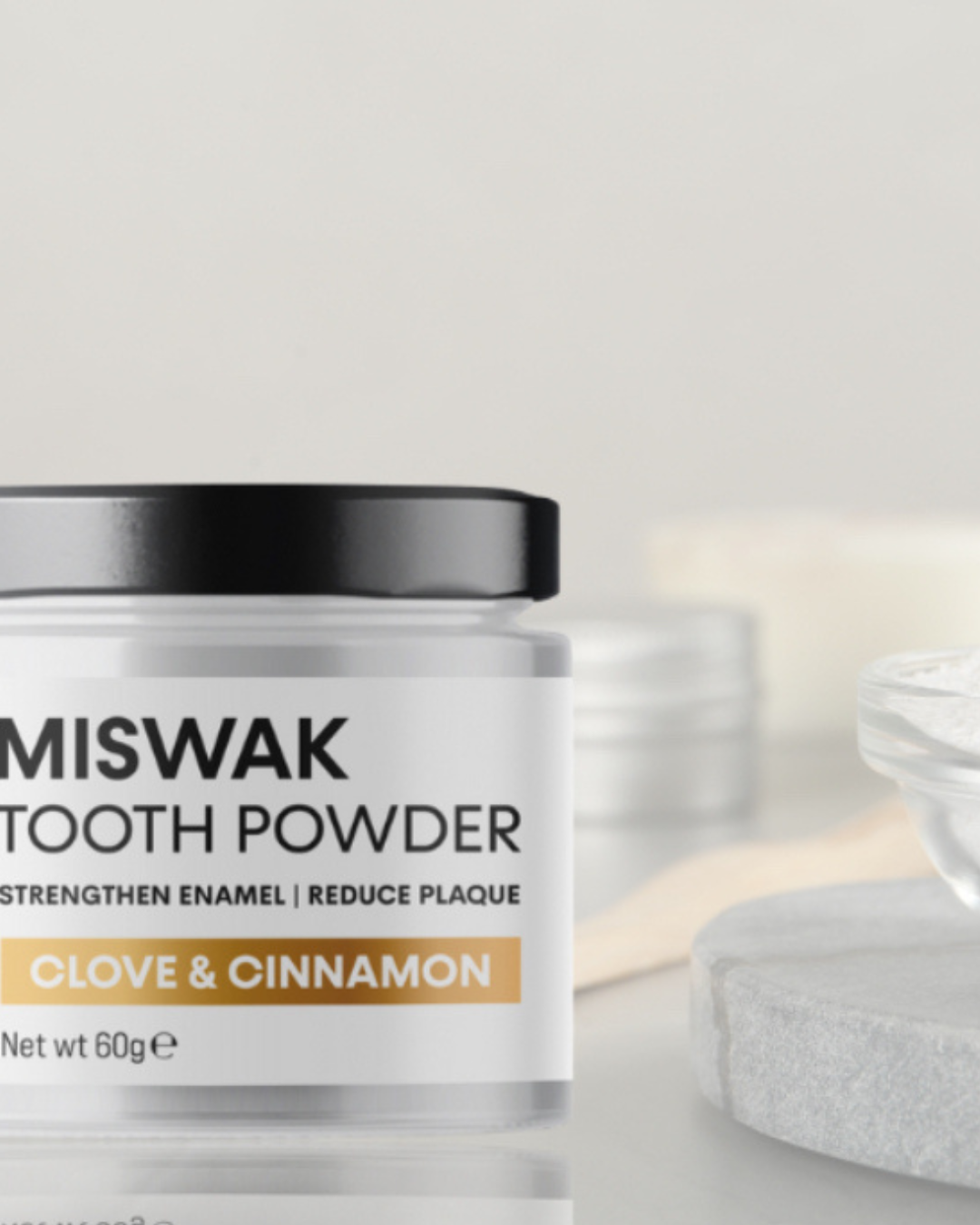How to use Miswak Tooth Powder