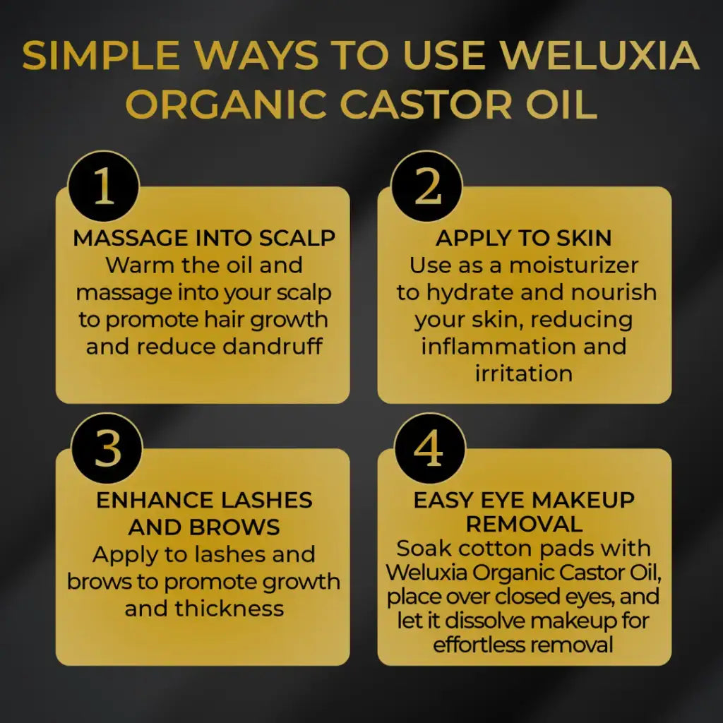 How to use castor oil