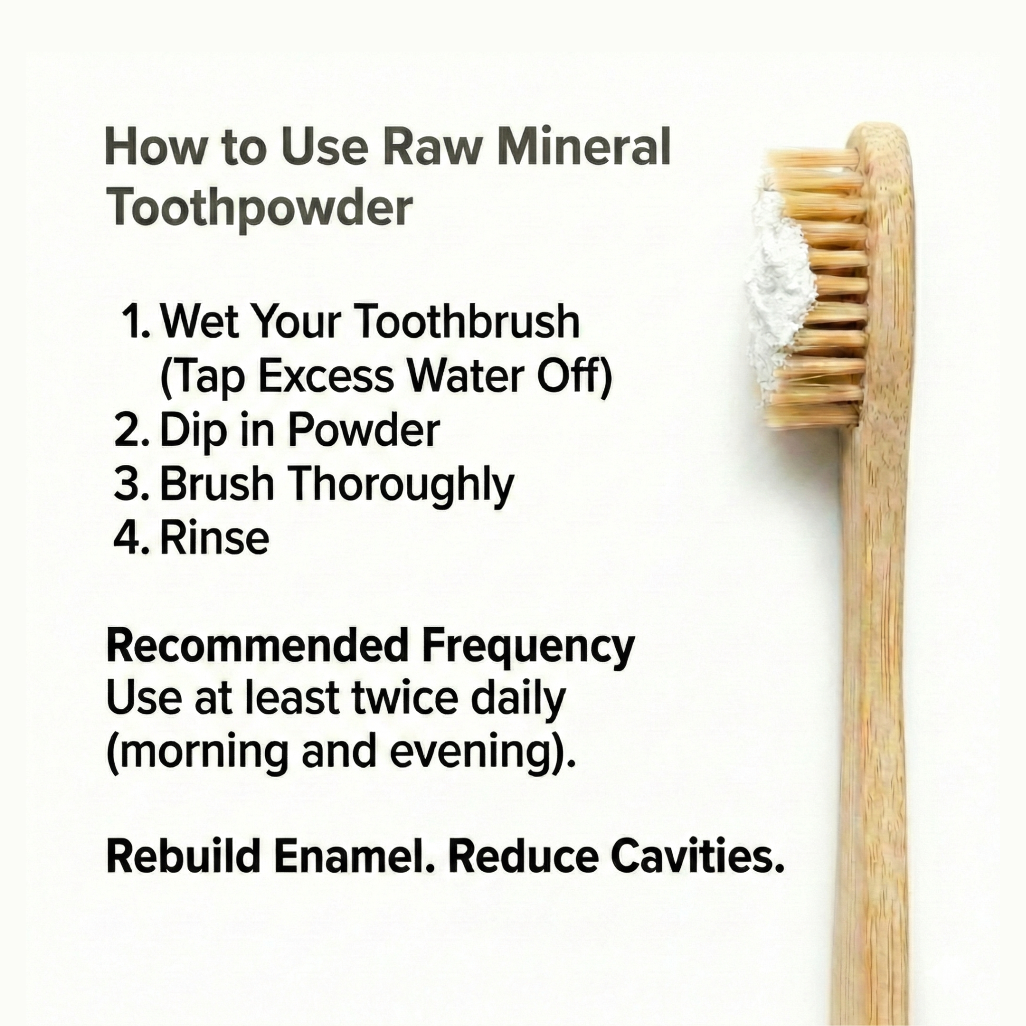 How to use tooth powder