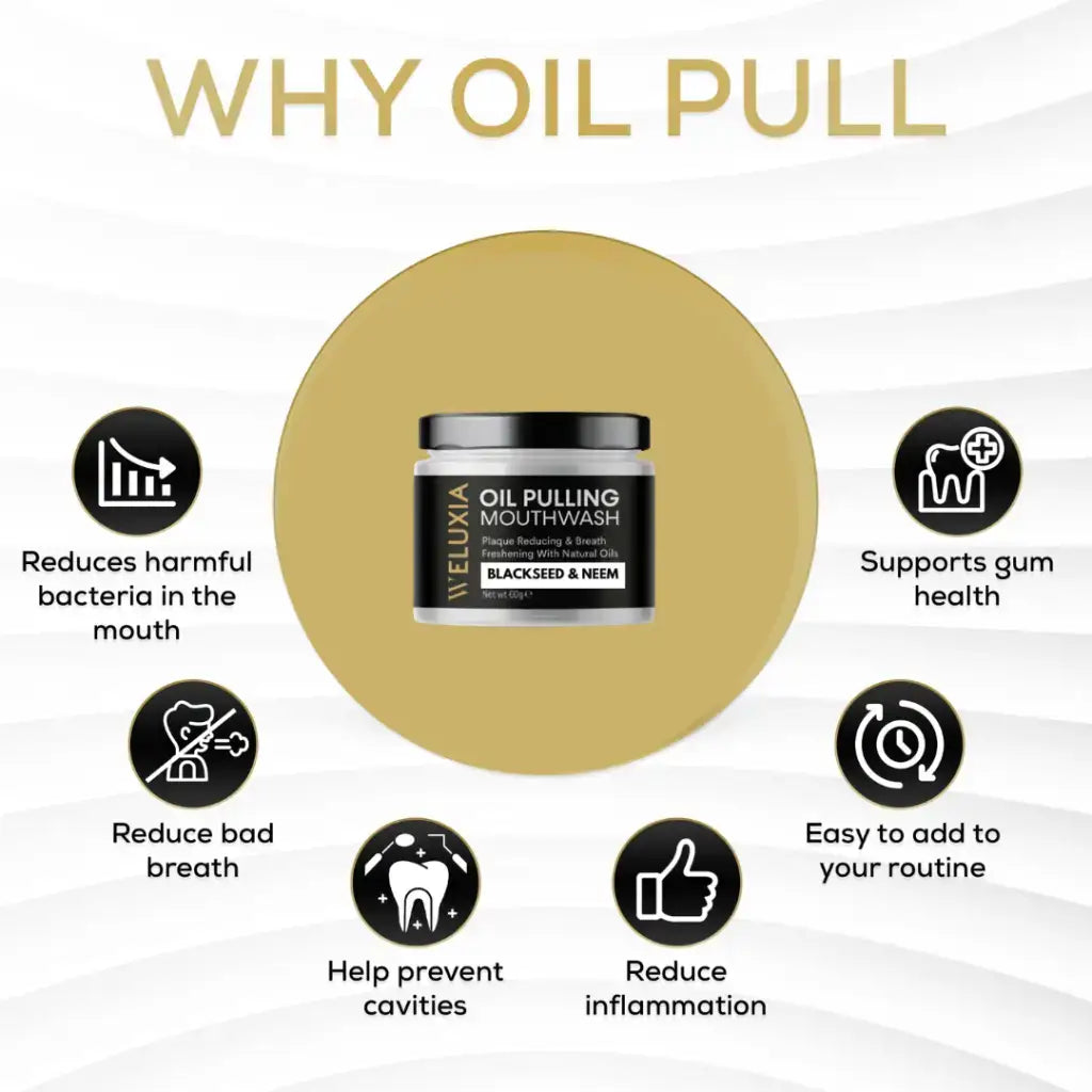 Oil Pulling Mouthwash Black Seed & Neem - Fresh Breath