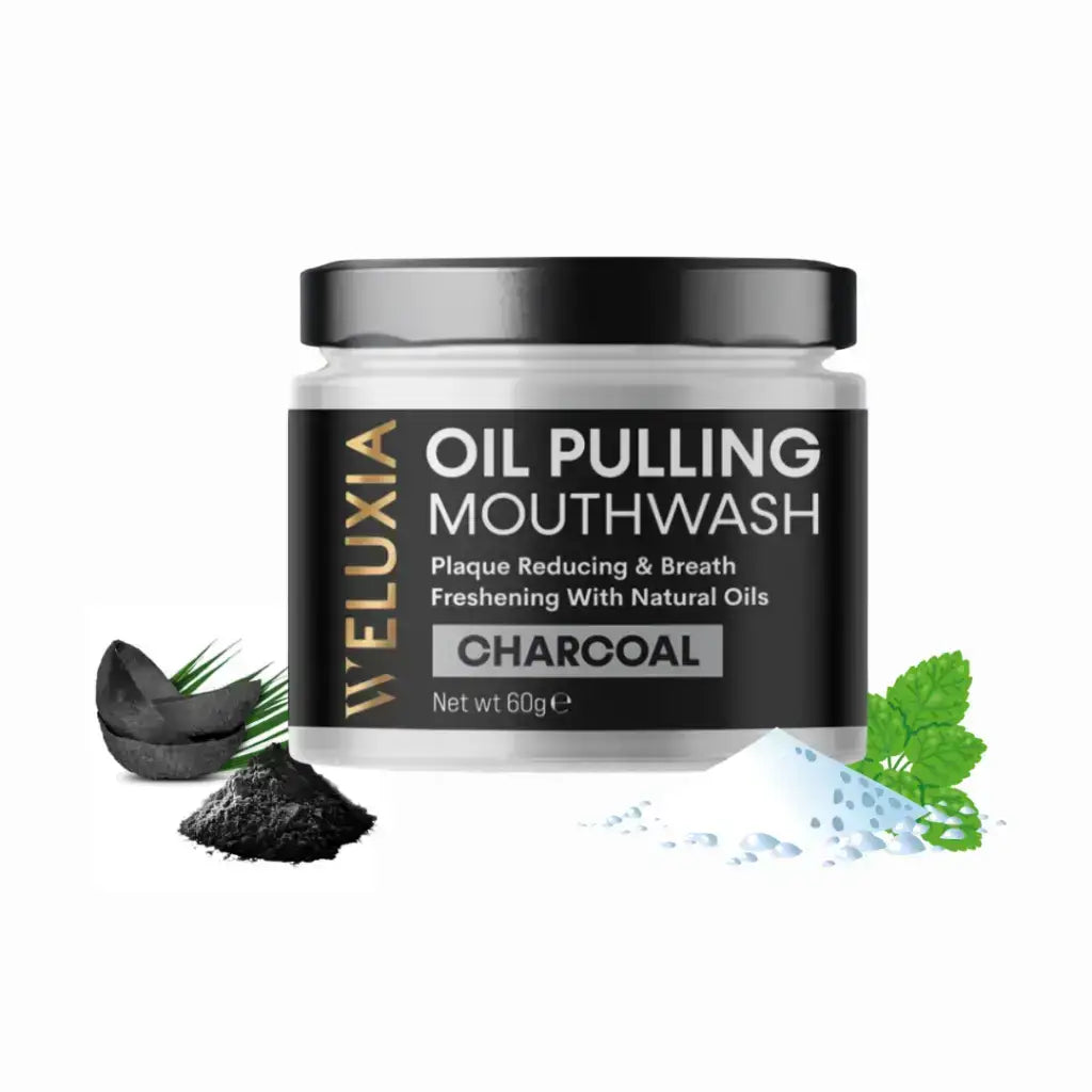 oil pulling  mouthwash- activated charcoal