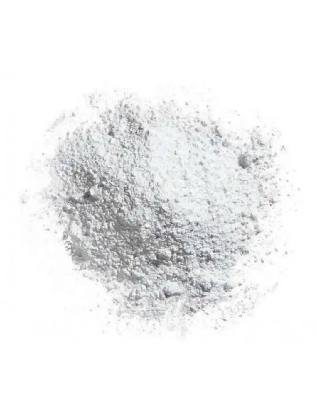 Pile of fine, white powder.