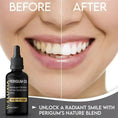 Load image into Gallery viewer, Before and after results showing improved gum health after using Weluxia PeriGum Oil

