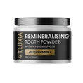 Load image into Gallery viewer, Weluxia Remineralising Tooth Powder jar front view with hydroxyapatite
