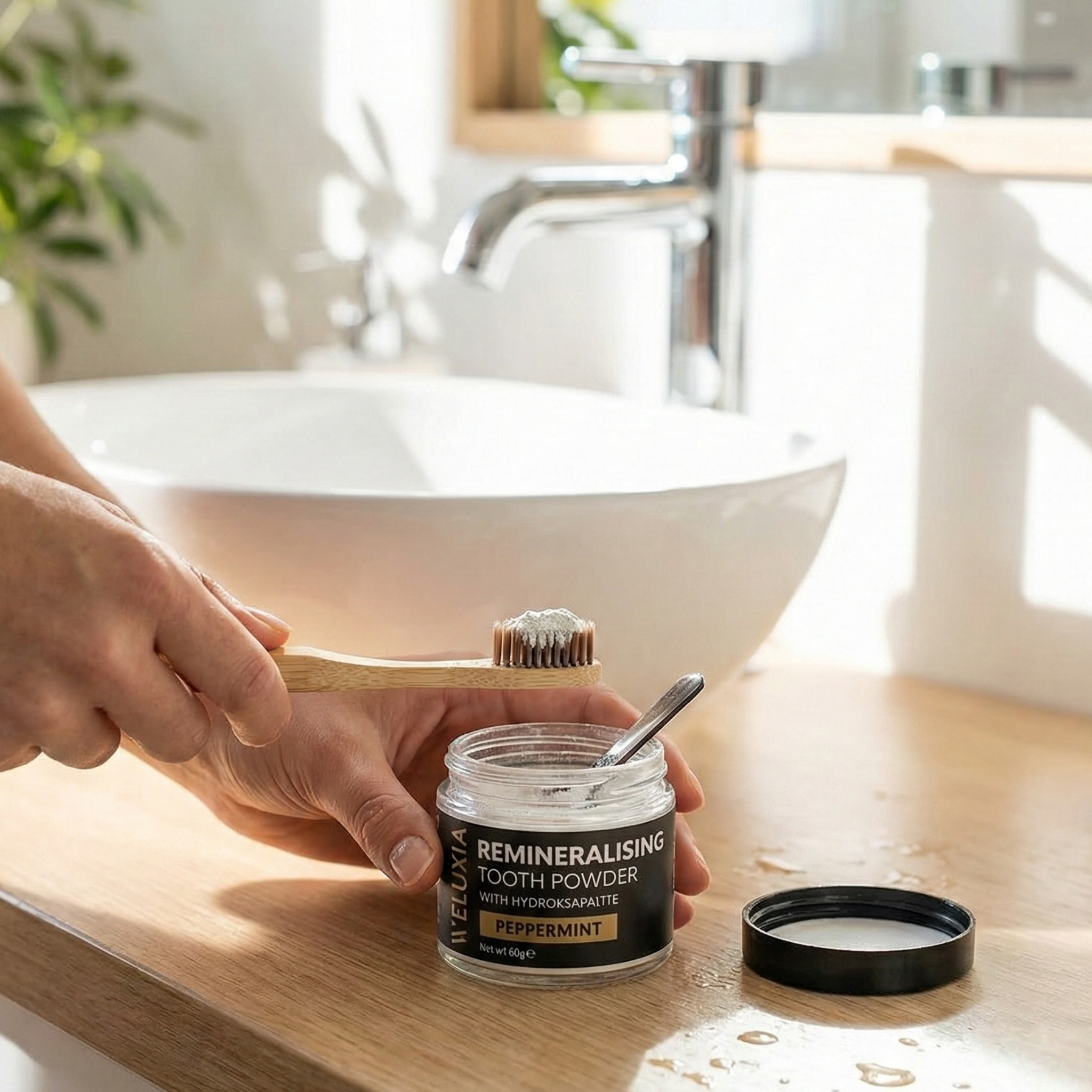 Remineralising Tooth Powder (45% Hydroxyapatite) UK Weluxia Remineralising Tooth Powder (45% Hydroxyapatite) UK Weluxia